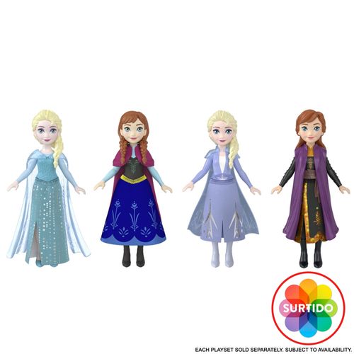 Muñeca Disney frozen mini anna o elsa - 9 cm