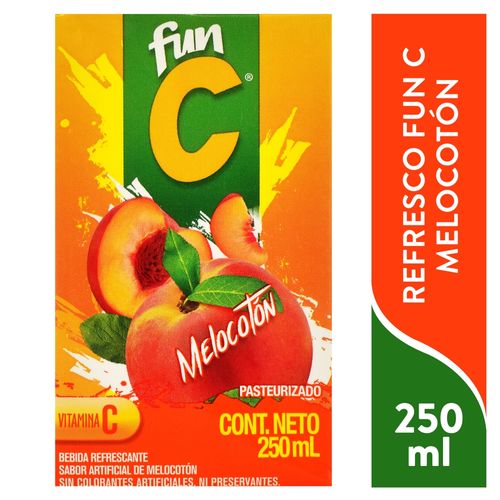 Refresco Fun C Melocoton 250 Ml