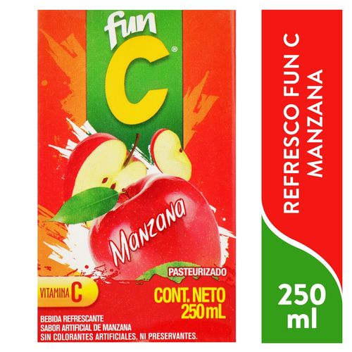 Refresco Fun C Manzana 250 Ml