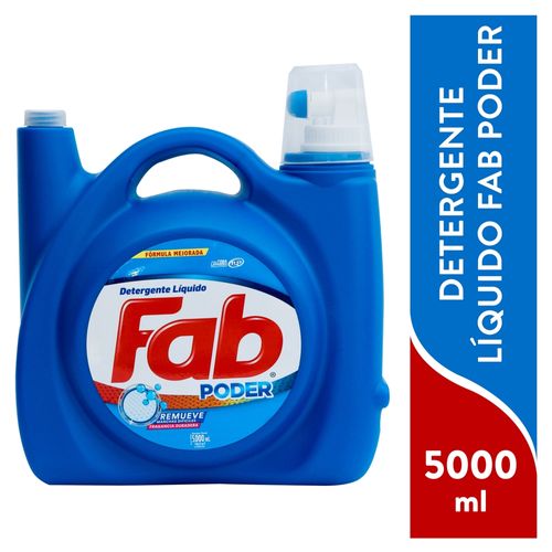 Detergente Fab 3 Líquido Paraiso Floral - 5000 ml