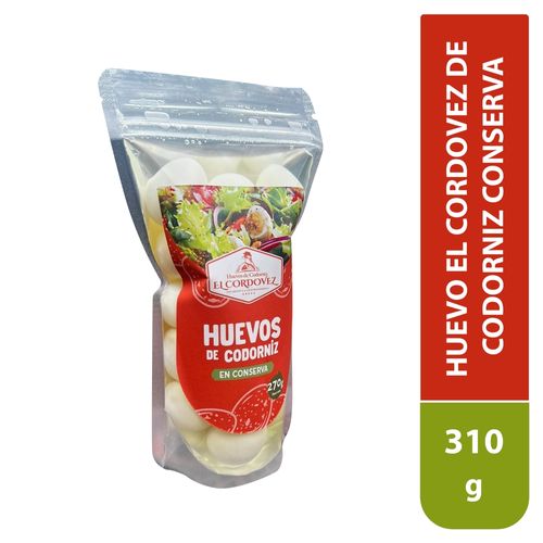 Huevo El Cordovez de Codorniz Conserva - 310 g