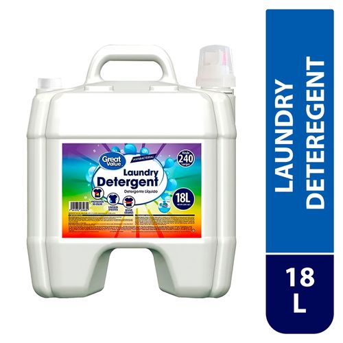 Detergente Liquido Great Value 18 L