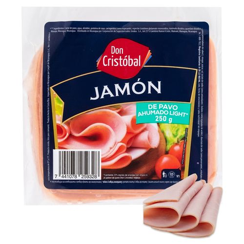 Jamón De Pavo Don Cristóbal Light Ahumada  - 250 g