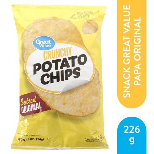 Snack Great Value Papa Original - 226 g