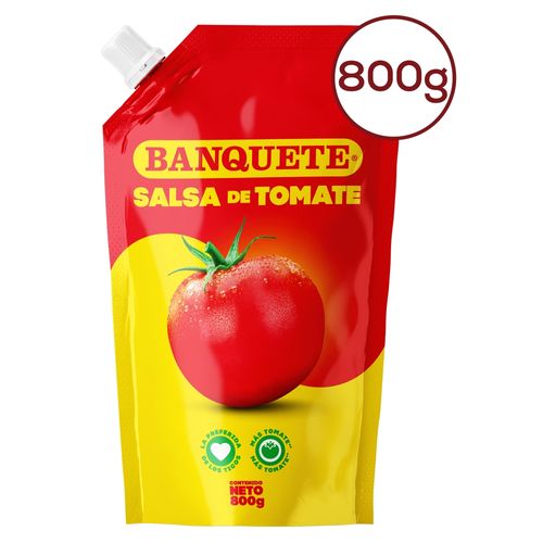 Salsa Tomate Ketchup Marca Banquete Doypack - 800g