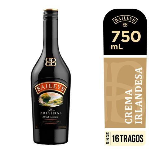 Licor Baileys Original Irish Cream -750ml