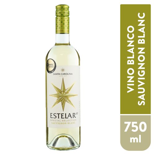 Vino blanco Santa Carolina estelar sauvignon - 750 ml