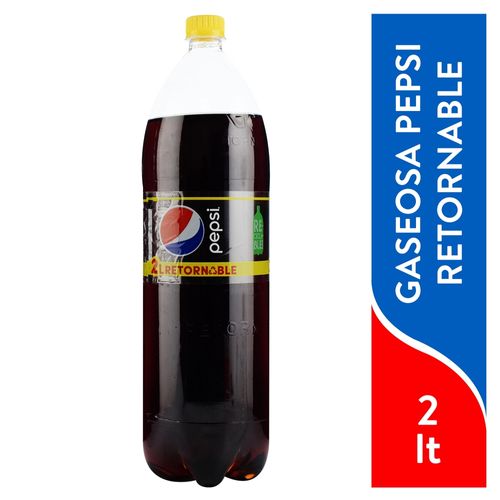 Bebida gaseosa Pepsi, refrescante y burbujeante - 2000 ml