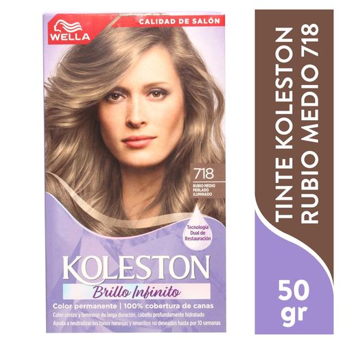 Tinte Koleston Rubio Medio Pe 718 - 50 g