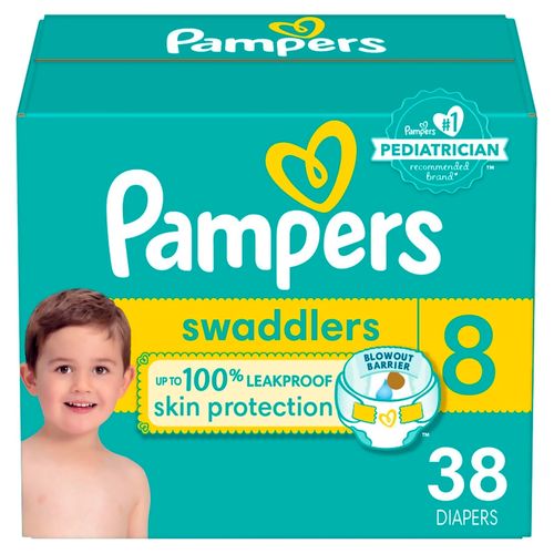 Pañales Pampers Swaddlers Talla 2 (4.5-10 Kg) Absorbentes - 29 Uds