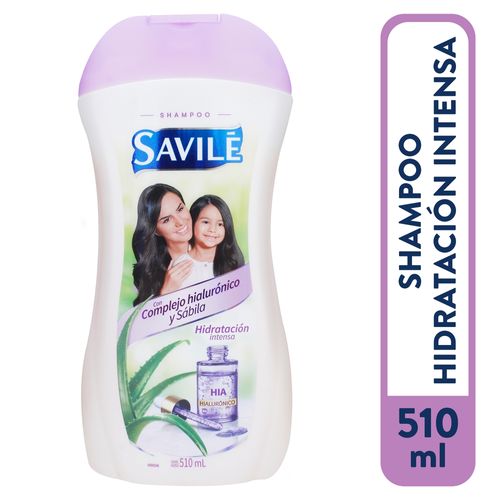 Shampoo Savile Complejo Hialuronico y Sábila en Líquido - 510 ml