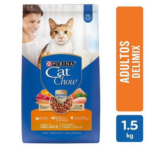 Alimento Gato Adulto Purina Cat Chow Defense Plus DeliMix 1.5 kg