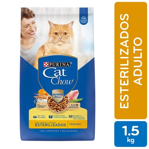 Alimento Gato Adulto Purina Cat Chow Esterlizados 1.5 kg