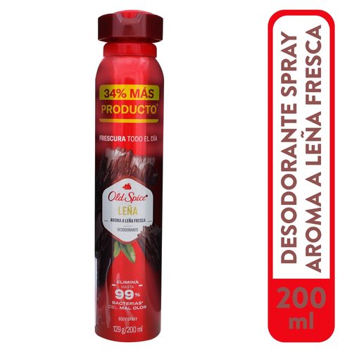 Desodorante Old Spice Spray Leña - 200 ml