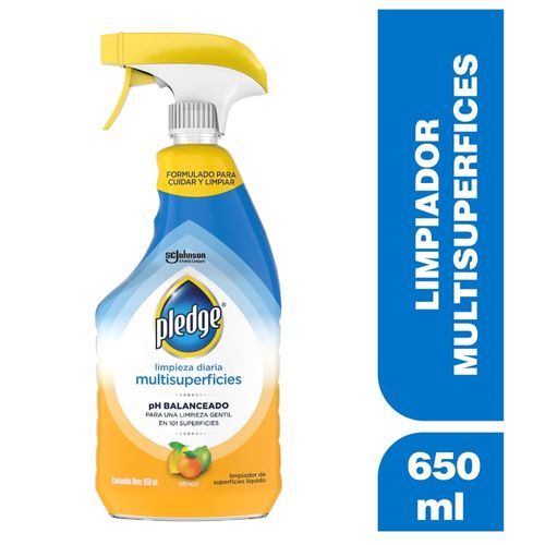 Limpiador Pledge Multisuperficies Cítrico - 650 ml
