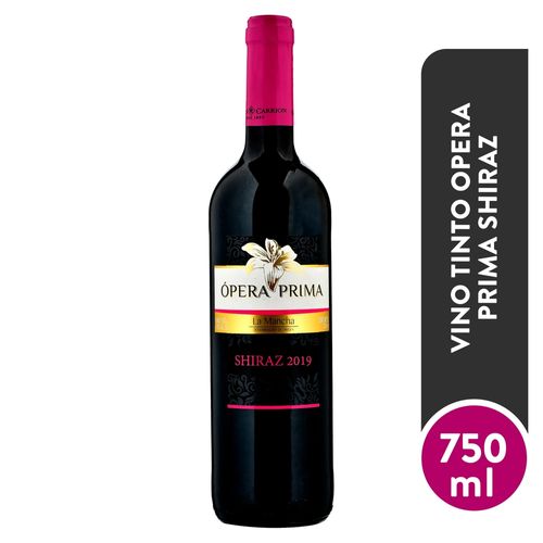 Vino Tinto Opera Prima Shiraz 750Ml