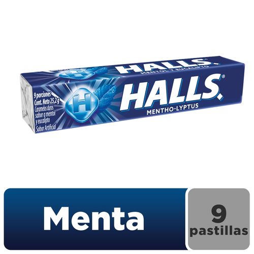 Confite Halls Mentol y Eucalipto - 25.2 g