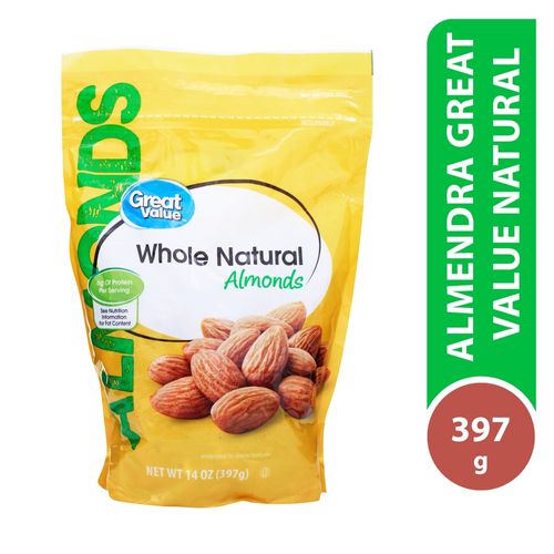 Almendra Great Value Natural - 397 g