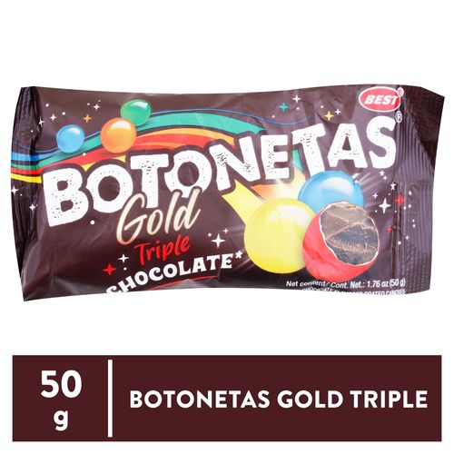 Botonetas Best Gold Triple Chocola 600 G