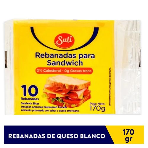 Queso Suli tipo americano procesado - 170 g