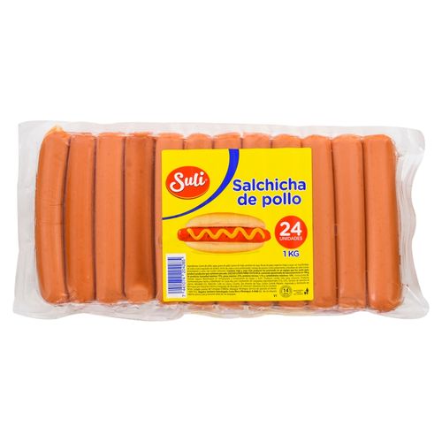 Salchicha Suli Pollo - 24 Unidades