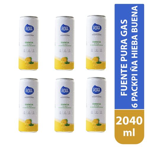 Fuentepura Gas 6pk Pinahiebabuen 2040 Ml