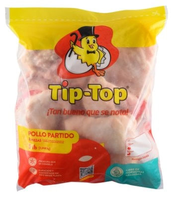Pollo Entero Tip Top Partido en Octavos