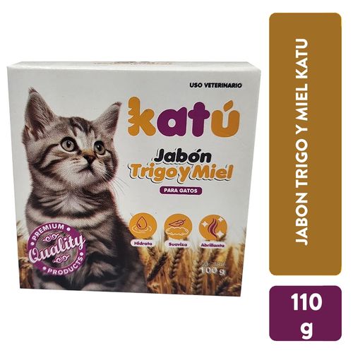 Jabon Trigo Y Miel Katu 110 Gr