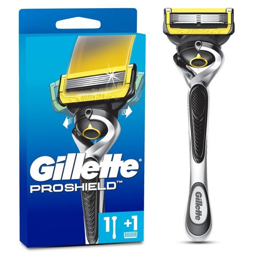 Máquina Para Afeitar Recargable Gillette Fusion Proshield + Repuesto - 1 Unidad