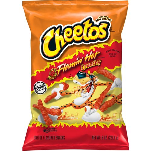 Snacks Frito Lay Cheetos Flamin Hot Crunchy Queso - 226.8 g