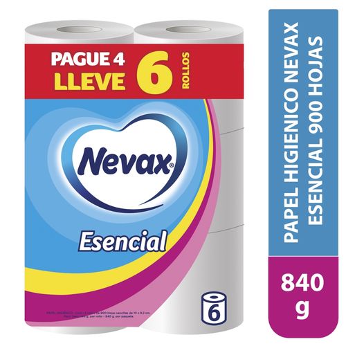Empaques De 18 y 12 Rollos Nevax Nevax Hs Esencial Pague 4s Lleve 6 Unidad
