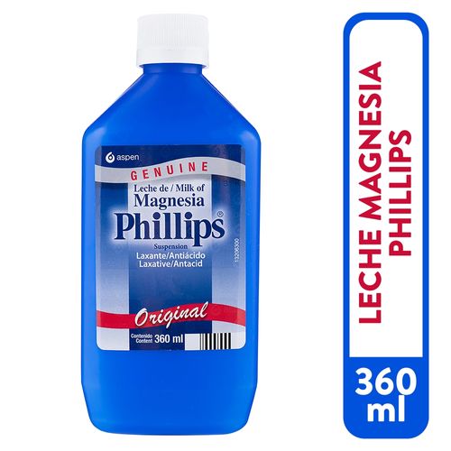 Laxante Leche Magnesia Phillips Original 360 ml