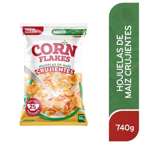 Cereal Nestlé Corn Flakes Sin Gluten Bolsa - 740 g
