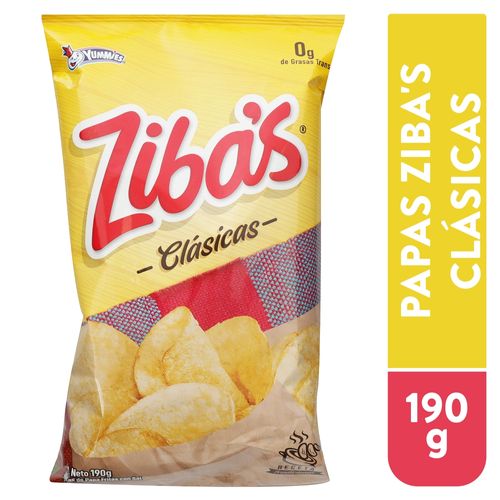 Snack Zibas Papa Clásica - 190 g
