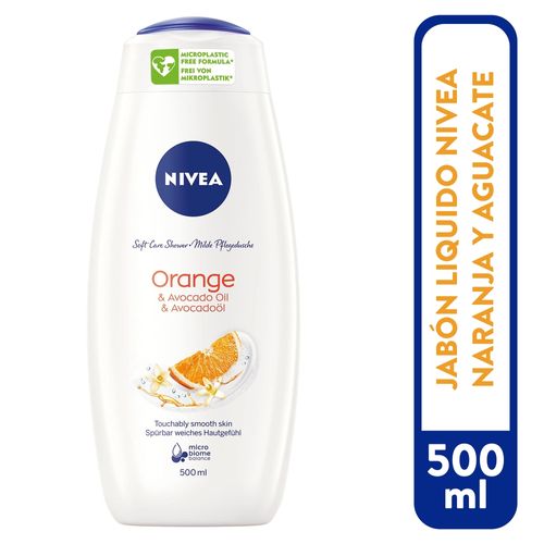 Jabón líquido Nivea naranja y aguacate - 500 ml