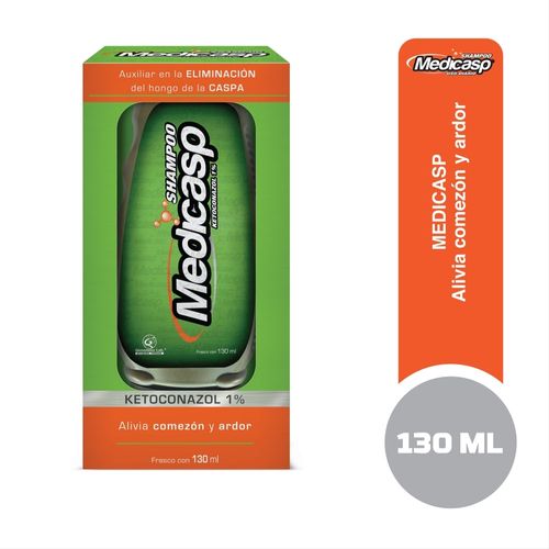 Shampoo Medicasp para eliminar la caspa- 130 ml