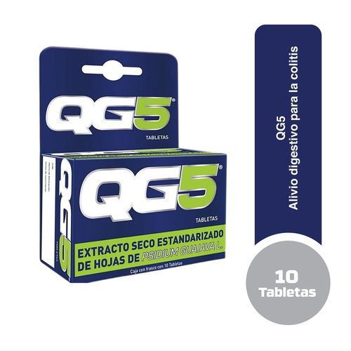 Qg5 para colitis frasco 10 cápsulas - Precio indicado por frasco
