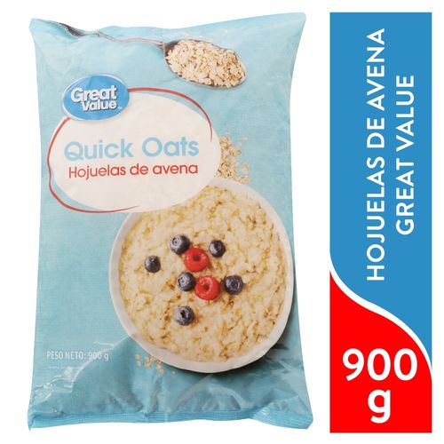 Avena Great Value En Hojuelas - 900 g