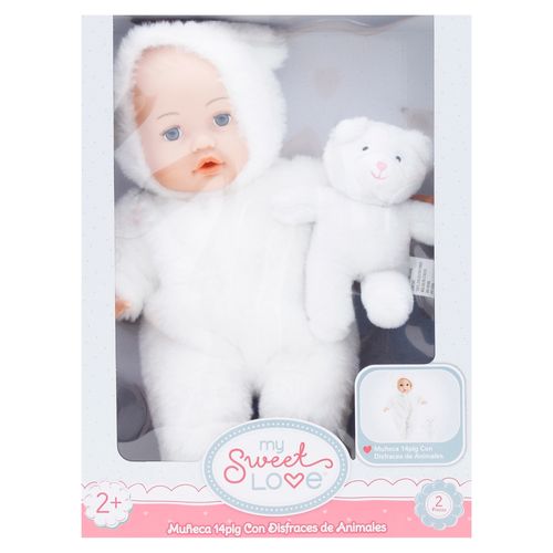 Muñeca My Sweet Love Con Disfraces De Animales - 14 pulgadas