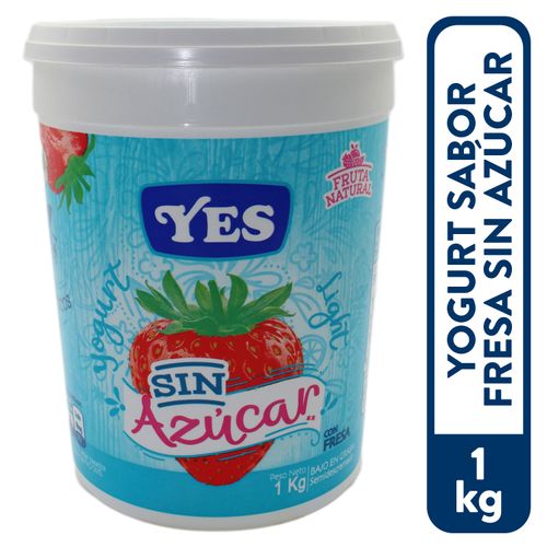 Yogurt Fresa Light 1000 Gr Yes
