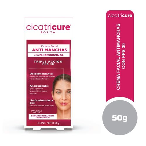 Crema facial de día Cicatricure anti manchas - 50 g