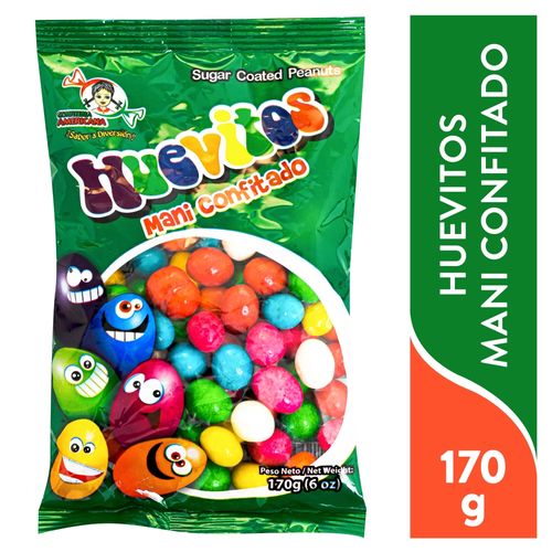 Dulces Americana huevitos de maní confitados - 170 g