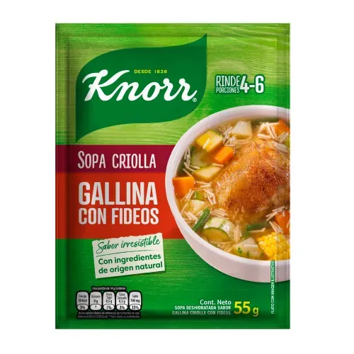Sopa Knorr Gallina Criolla en Sobre - 55 g