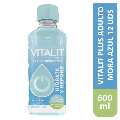 Vitalit Plus Adulto Mora Azul 12x600ml