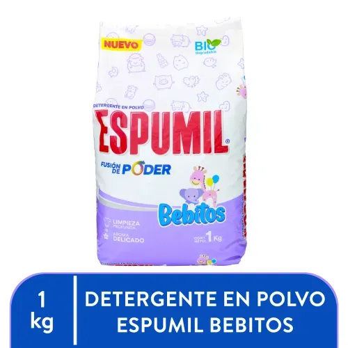 Detergente Espumil en polvo bebé delicado - 1000 g