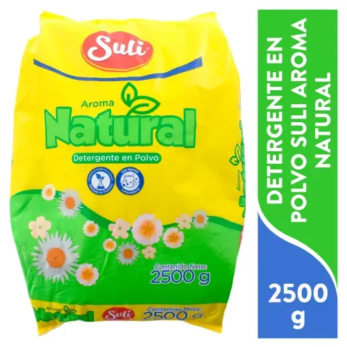 Detergente En Polvo Suli Aroma Natural - 2500 g