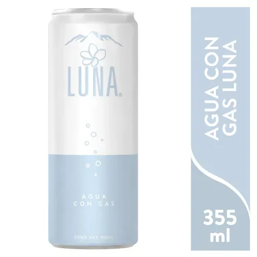 Agua Luna con gas - 355 ml