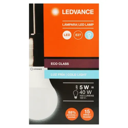 Luz LED Ledvance fría de dia 5 W