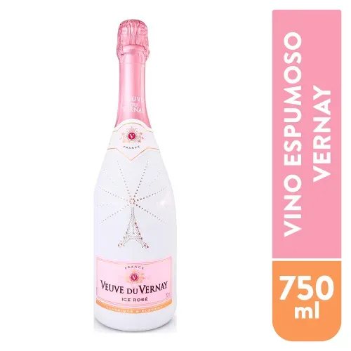 Champagne y Espumoso Veuve Vino Esp Veuve Du Vernay Ice Rose 750ml