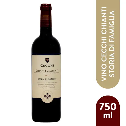 Vino Tinto Bottega Cecchi Chianti Storia Di Famiglia 750ml